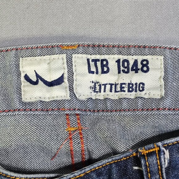 LTB 1948 jeans  women's size 28 dark washed blue low rise straight leg - Picture 6 of 13